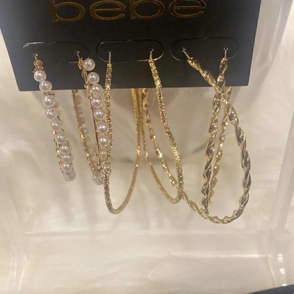 bebe hoop pearl